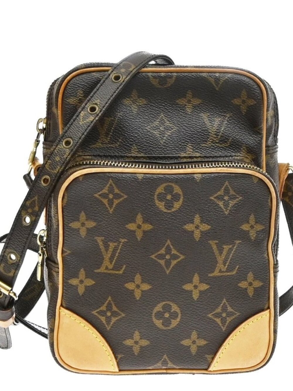 LOUIS VUITTON Amazon Crossbody Shoulder Bag Monogram Leather BN M45236 84TA749